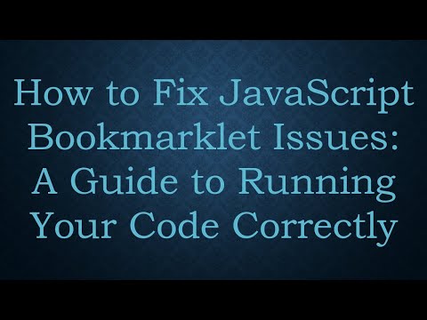 How to Fix