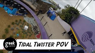 FULL POV of Tidal Twister at SeaWorld San Diego