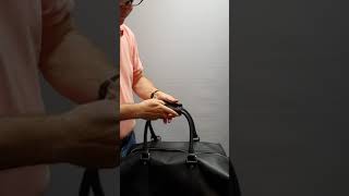 Testarossa Weekendbag Svart Skinn