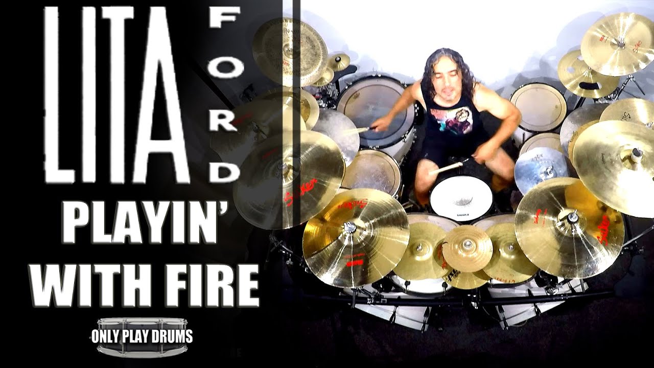 Lita Ford - Playin' With Fire (Only Play Drums)