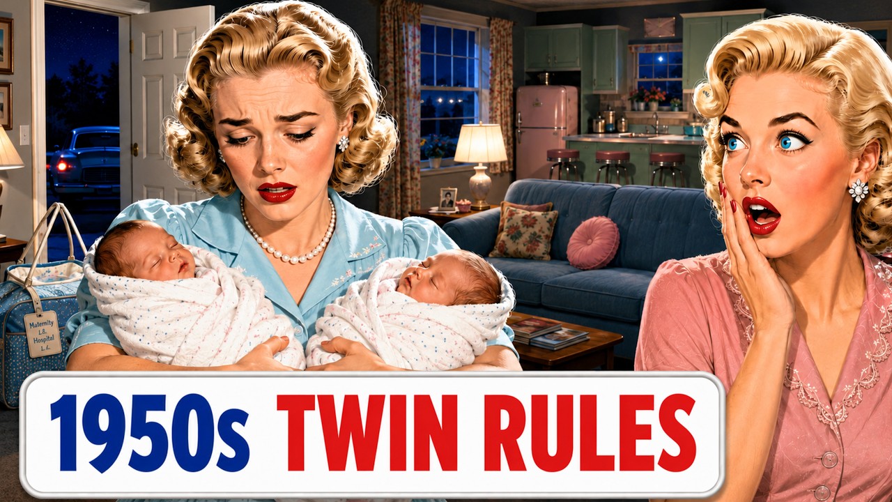The Unspoken Rules Every 1950s Mother Followed the First Night She Left the Hospital With Twins