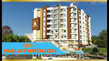 LUMION Walkthrough | Residential Building | 3DS MAX | 3D | Animation.  LOKESH SHIRBHATE