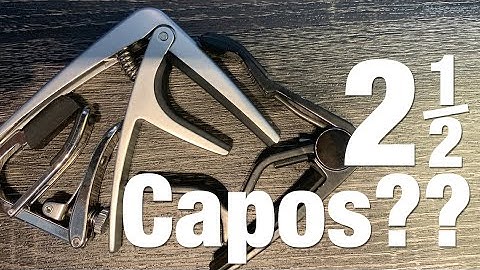 Why I use 2 and a half capos (Worship Guitar)