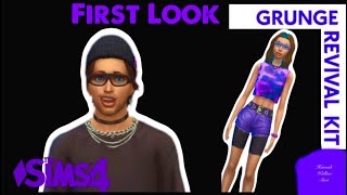 Looking At Every New Item In The Sims 4 Grunge Revival Kit (CAS)