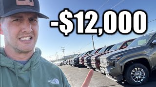New Toyota Trucks and SUVs collecting dust on dealer lots with HUGE Discounts!