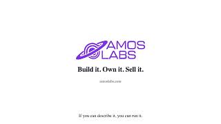 AMOS Build It Explainer Video screenshot 3
