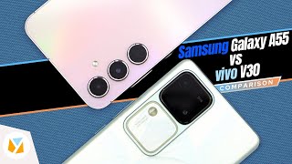 Samsung Galaxy A55 vs vivo V30 (5G) Comparison Review