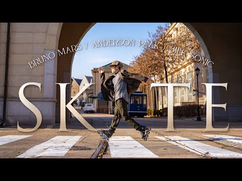 Bruno Mars Anderson Paak Silk Sonic Skate L Choreography On Skates 4k