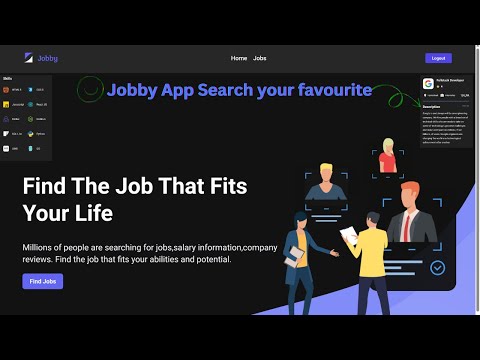 Jobby || Job Search Application || React Application || Rest Apis || Node.js
