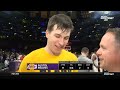 Austin Reaves talks after Los Angeles Lakers beat Golden State Warriors 124-111