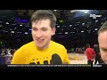 Austin Reaves talks after Los Angeles Lakers beat Golden State Warriors 124-111