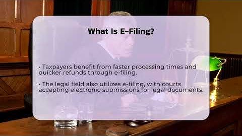 What Is E-Filing? - CountyOffice.org
