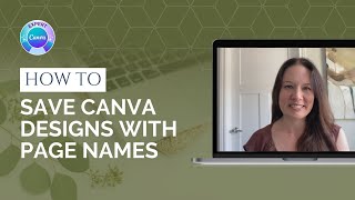 How to Use Canva Tip: How to Download Design Pages with Page Names