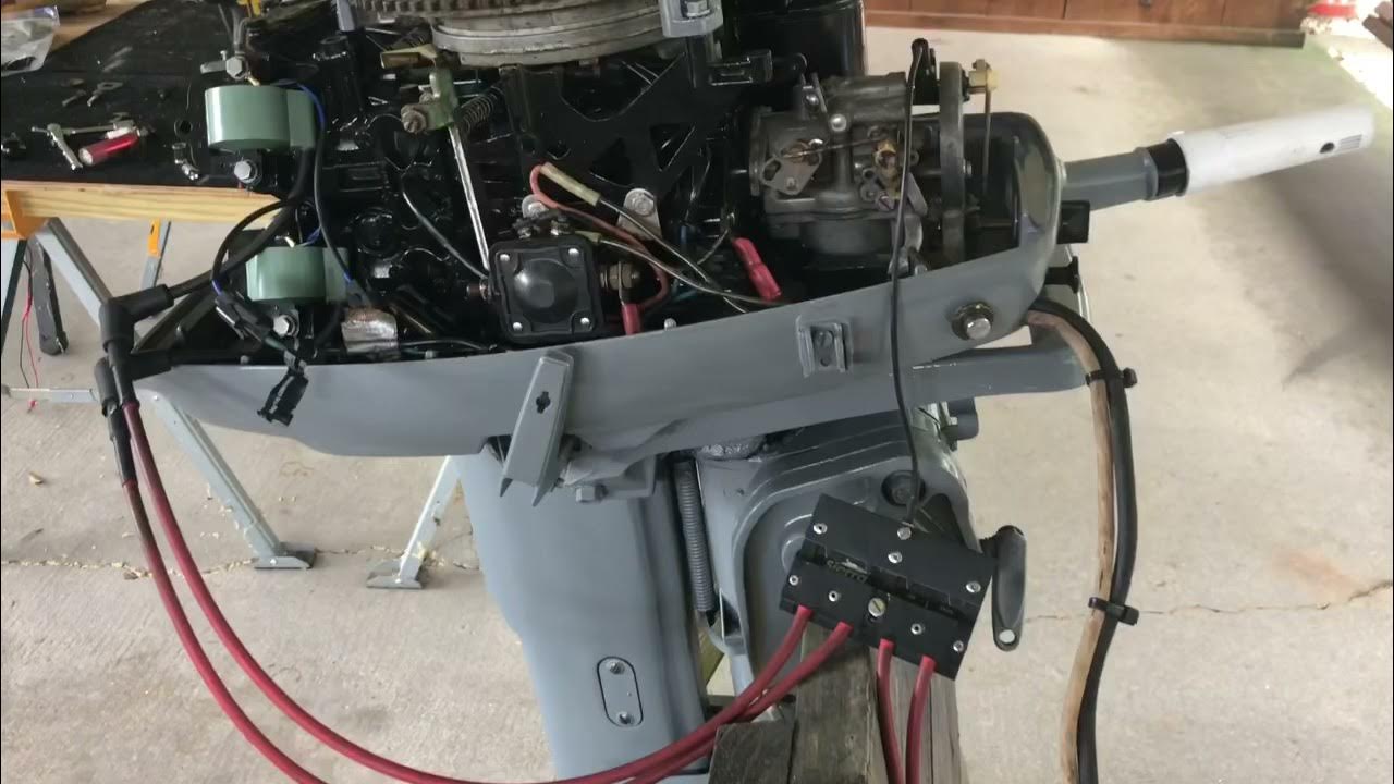 How Troubleshoot Outboard with no Spark on One Cylinder 1973 25 HP Johnson YouTube