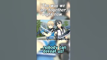 Kirito & Eugeo, Unbreakable Bond! | SAO Variant Showdown Special Interaction #SAOVS #Shorts