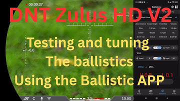 DNT Zulus HD V2 ,Ballistic tune-up.