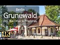 【4K】Berlin Streetwalk ベルリン散歩🇩🇪 - Grunewald to Friedenau incl. BUS Drive 🚌