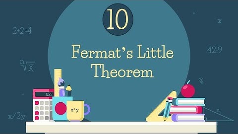LESSON 10: Fermat
