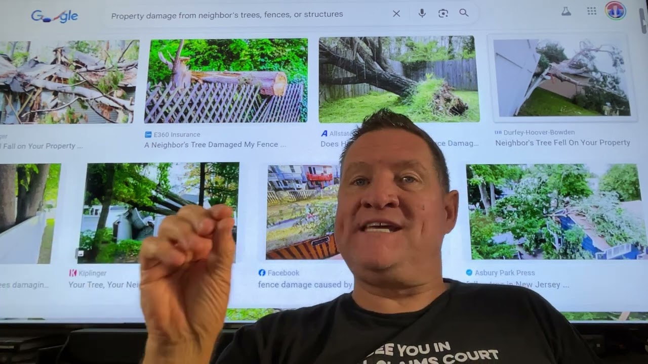 Property damage from neighbor's trees, fences, or structures? Sue them in Small Claims Court.