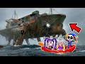 Prototype &amp; Lily Lovebraids FOUND ABANDONED CRABCRAFTCARRIER USS ABRAHAM LINCOLN SEA MONSTER..