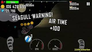 Night Beach with Angry birds attempt 2 || Hill Climb racing screenshot 2
