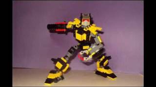 R.B 2.0 LEGO (teste de camera 2)-Robo Batalha Teste - Exo-Tyler III posiçôes basicas.