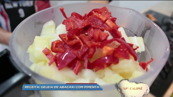 como fazer GELEIA de MORANGO com PIMENTA dedo de moça - receita