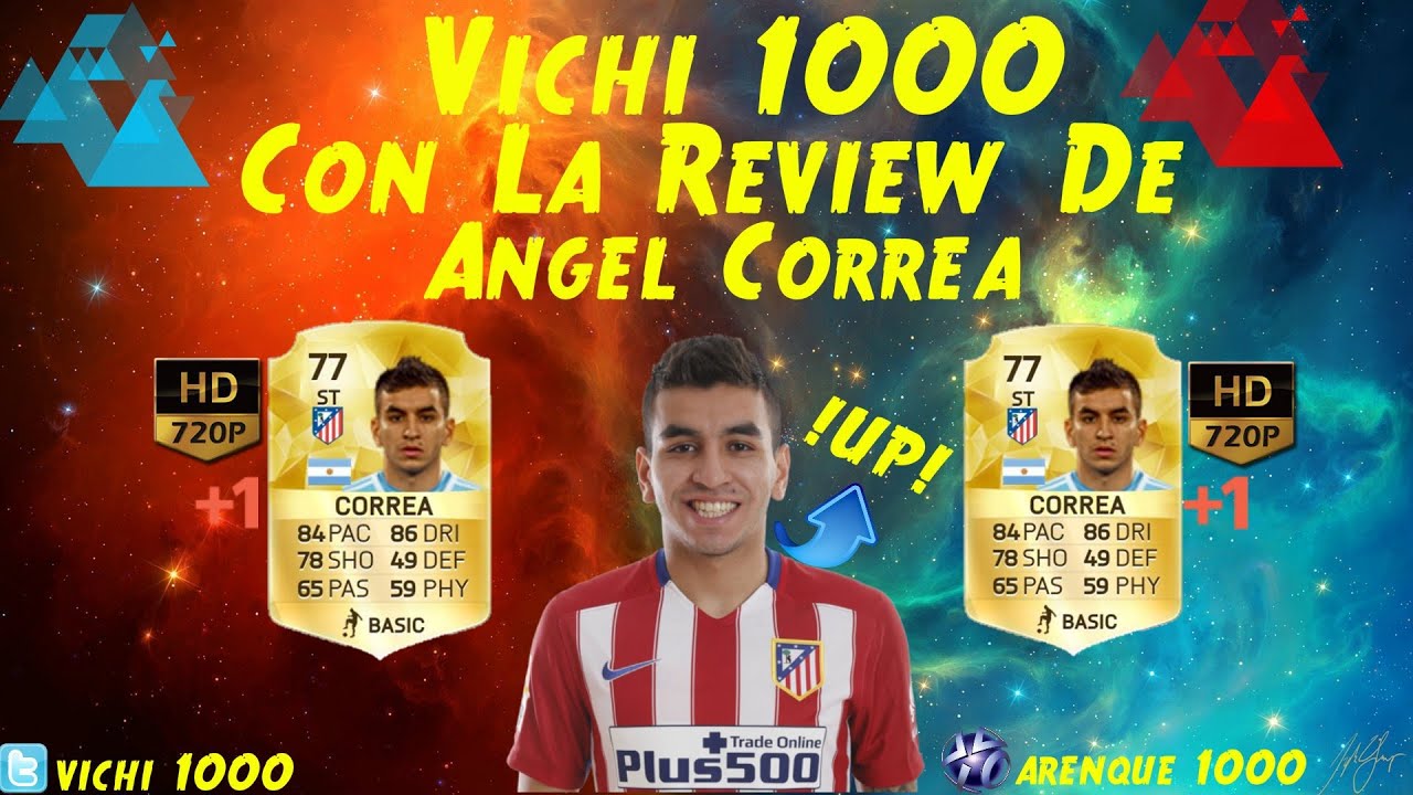 FIFA 16|| REWIEW ANGEL CORREA UP|| JUGADORAZO - YouTube