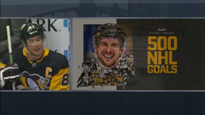 NHLPA Sidney Crosby #87 Pittsburgh Penguins 500 Goals Scored Souvenir –  Inglasco Inc.