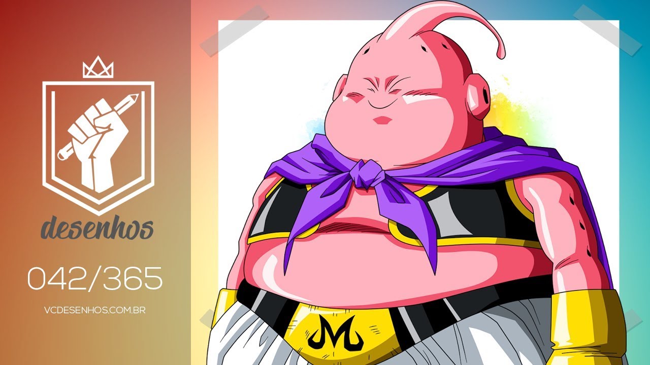 COMO DESENHAR O MAJIN BUU DE DRAGONBALLZ!!!#LivreParaSer,#majinboo