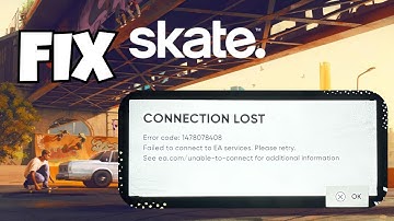 Verbinding verbroken foutcode 1478078408 in Skate (vroege toegang) oplossen | EA Server & Network...