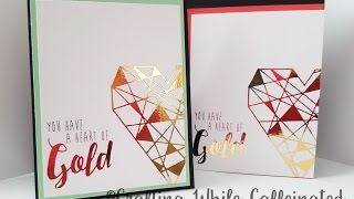 Foiling A Thank You Card
