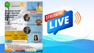 Webinar - Penulisan Jurnal Ilmiah reputasi Internasional (SCOPUS)