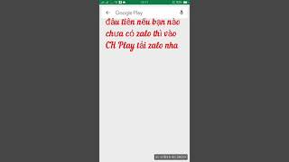 Cách Dùng Zalo Nhận Code Omg 3Q