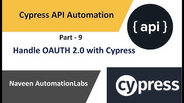 #9: Handle OAuth 2.0 API Test using Cypress and Postman || RefreshToken