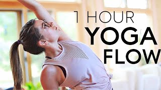 1 Hour Yoga Flow Vinyasa (Live class) | Fightmaster Yoga Videos