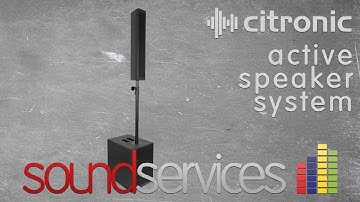 Citronic MONOLITH II Active Speaker System with Sub and Columns