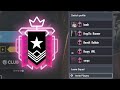 The *BEST* CHAMPION Squad Ever Ranked Highlights - Rainbow Six Siege Console Shadow Legacy