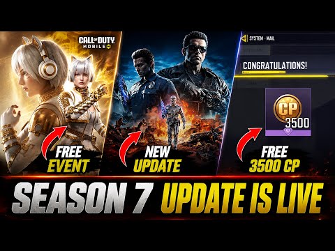 SEASON 7 UPDATE IS HERE! 3,500 FREE CP GUIDE!🧐🔥