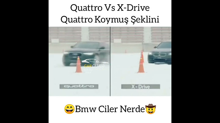 Audi Quattro VS Bmw X-Drive
