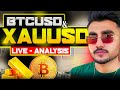 🔴 LIVE: Gold & Crypto Market Analysis | 14 April Advance SMC+PA