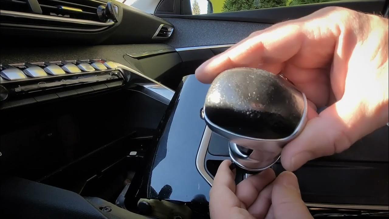 Peugeot 3008 / 5008 gear shift knob removal YouTube