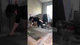 Tile Installation P5030#Shorts