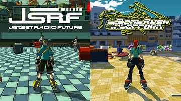 Bomb Rush Cyberfunk vs Jet Set Radio Future (Direct Comparison)