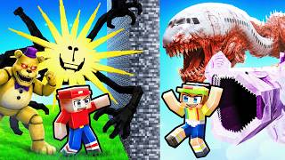 LAND VS SKY MONSTER in Minecraft Mob Battle!
