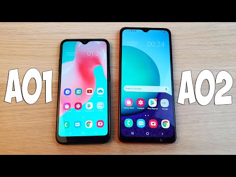 SAMSUNG GALAXY A01 VS GALAXY A02 -    