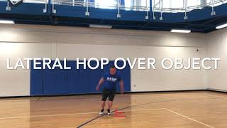 Lateral hops over object