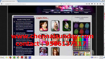 A Shoulder Surfing Resistant Graphical Authentication System JAVA
