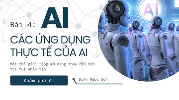 Bài 4: Các ứng dụng thực tế của AI