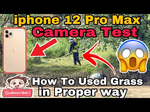 iphone12 pro max camera Test Grass Cutting #trending #farming